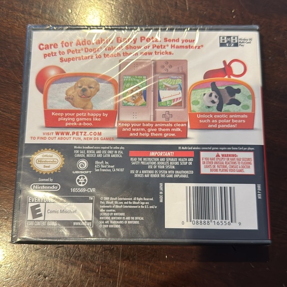 Petz Nursery Nintendo DS Game BRAND NEW - Picture 3 of 3